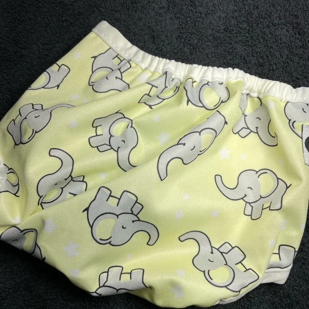 NEW Diaper Cover | Elephant Print | Unisex